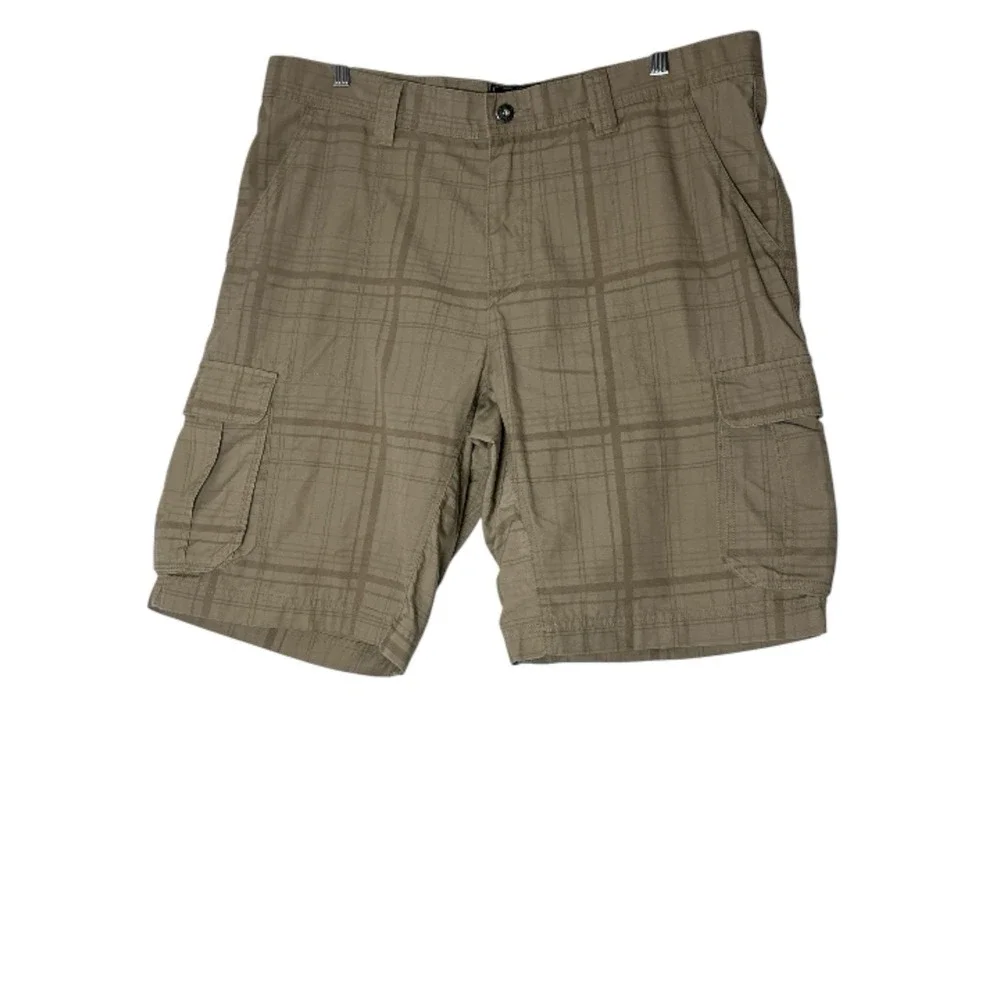 The North Face Cargo‎ Shorts Men Size 38 Beige Hiking Fishing Camping Pockets